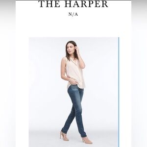 AG Adriano Goldschmied The Harper Essential Straight Jeans Size 32R
